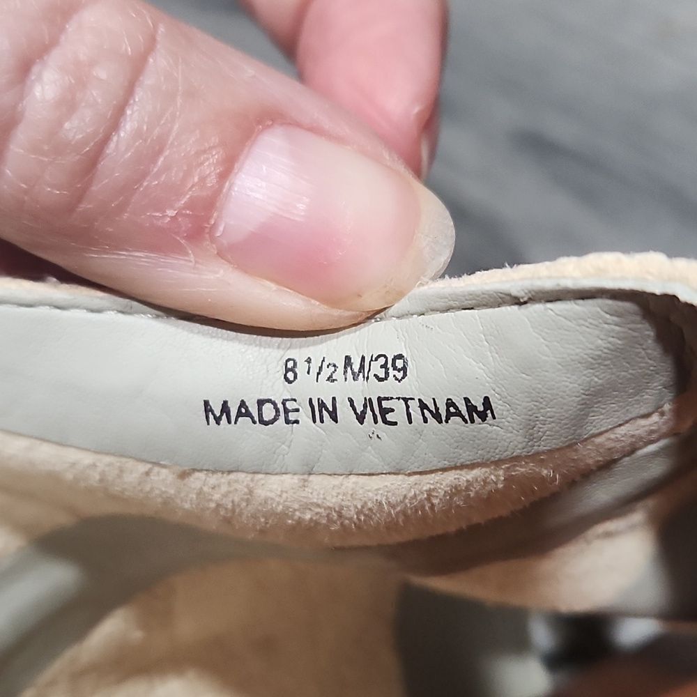 Celvin Faux Snake Print Leather 1.State Sandals - Picture 4 of 8